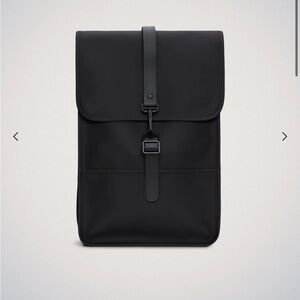 NWT Rains black mini backpack